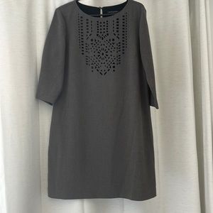 3/4 length sleeve lined dress